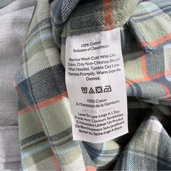 Eddie Bauer Multicolor Plaid Casual Shirt NWT - Picture 13 of 13